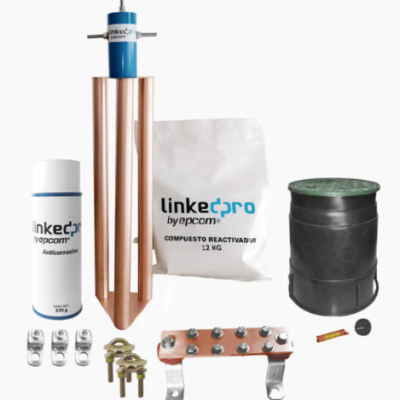 Kit de Tierra fisica para hasta 200 Amp.